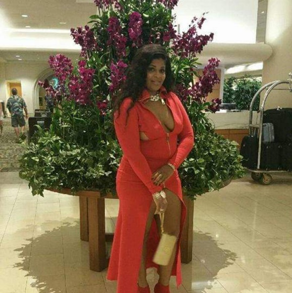 Only worn once! Beautiful red high low dress - Picture 5 of 5